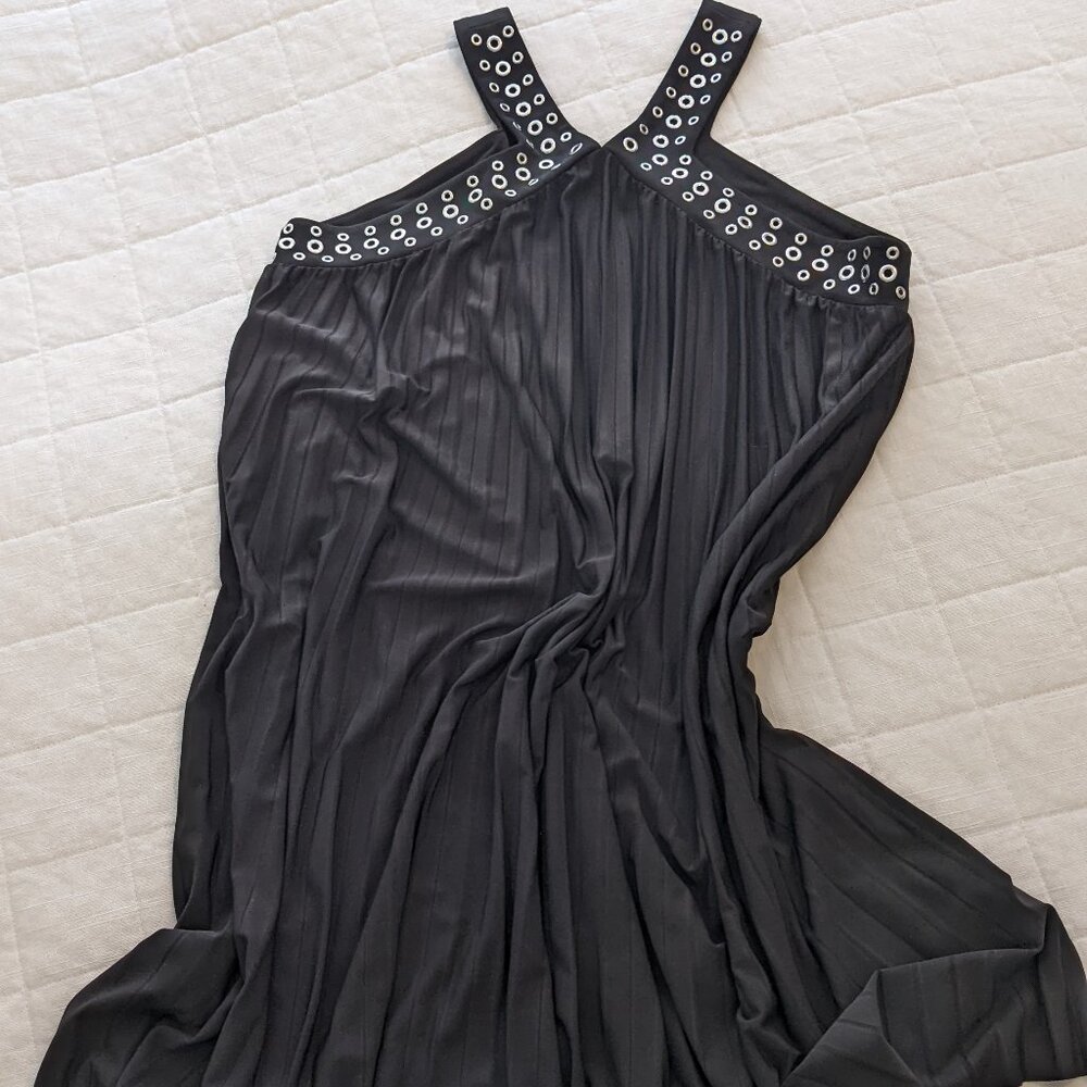 Trapeze Halter Neck Dress